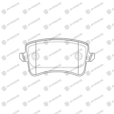 PN0478 Tấm phanh cho Audi A5 Sportback 8TA