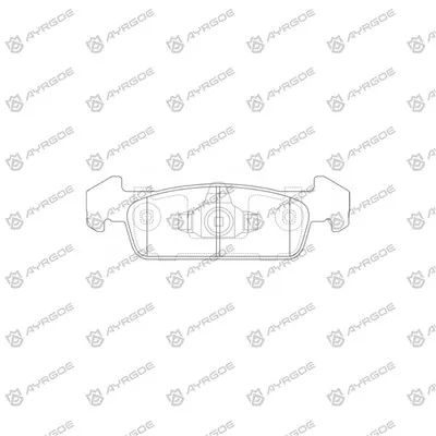 PN43 0 02 miếng phanh cho Renault Logan Stepway L8A9, L8J0